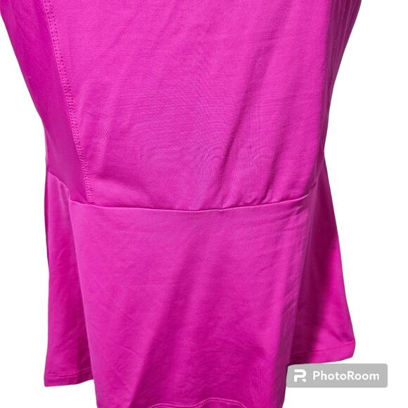 Spanx Pink Pow Peplum Racerback Tank Women's M - Picture 8 of 15